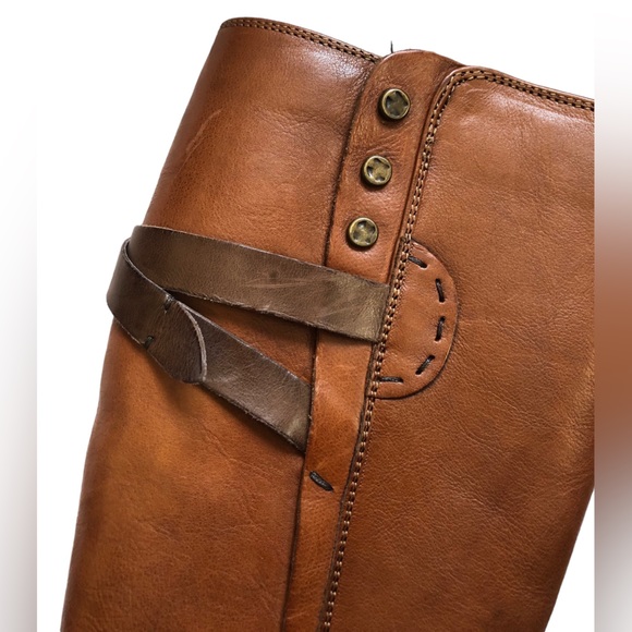 Clarks Maymie Stellar Women 7.5M Brown Leather‎ Tall Heeled Riding Boots - Picture 10 of 16